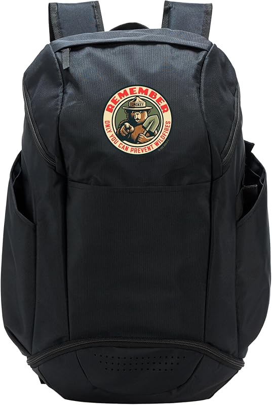 Remember Only You Vintage Smokey Bear Seal Retro Sport Backpack