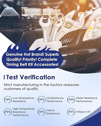 Miniatura 7 de ECCPP Engine Timing Belt Water Pump Kit For 99-08 Daewoo Nubira Suzuki for Chevrolet Optra 20LSee Below Description