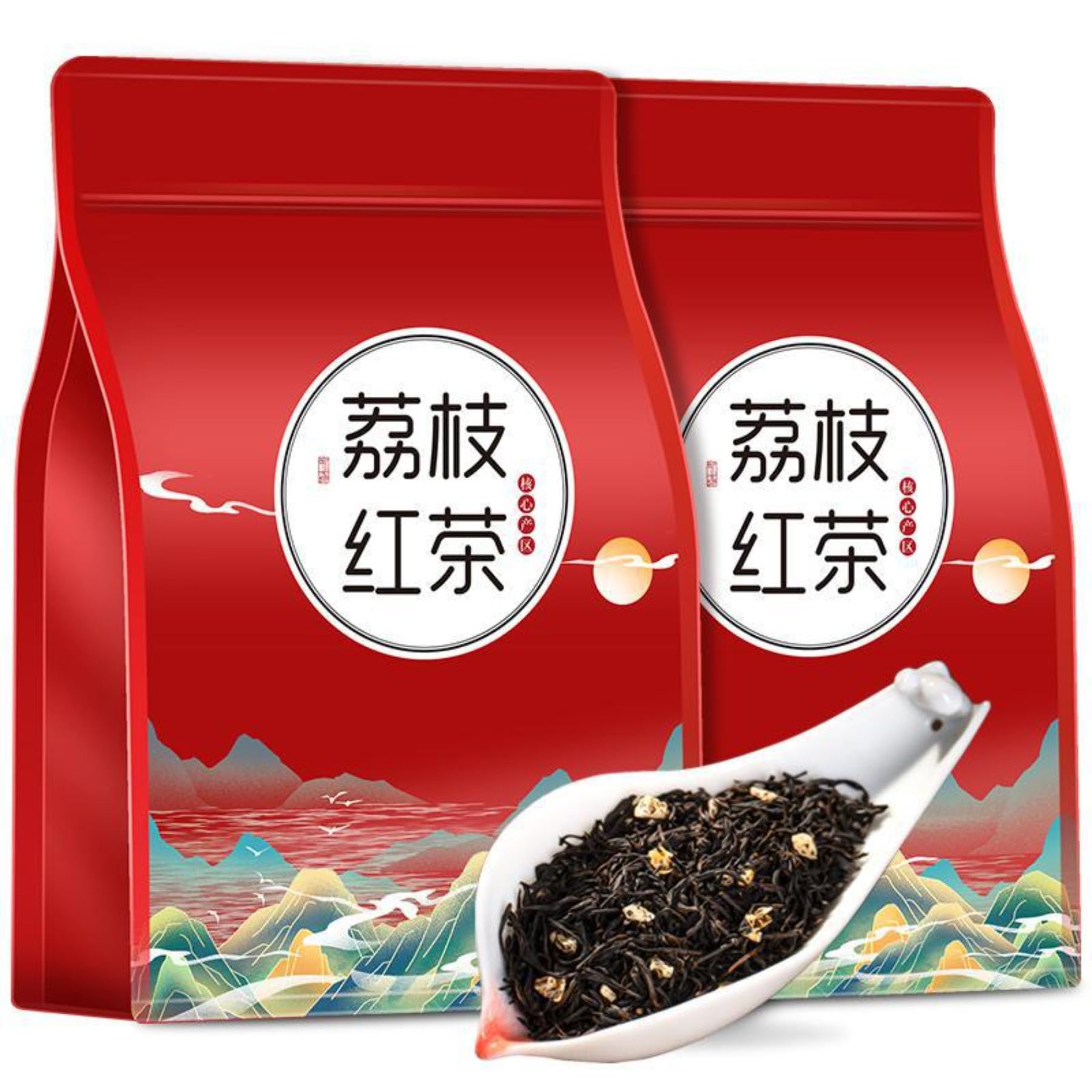 WuyiMountain Fuerte Aroma Lichi Té Negro - Rico Y Dulce, El Encanto De La Mezcla De Frutas Y Té