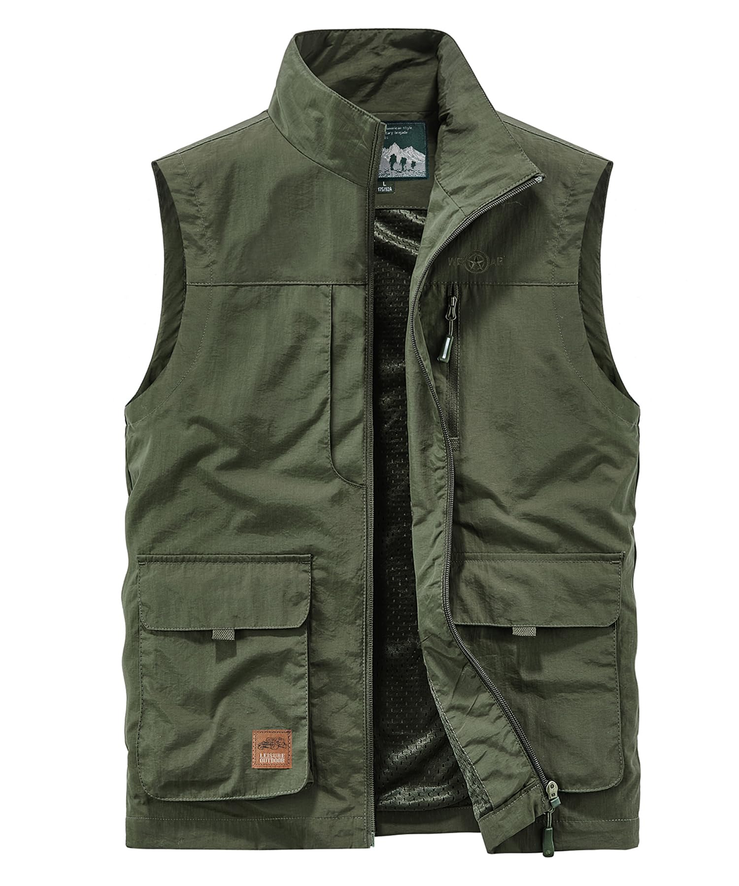 Heren Outdoor Vissen Vest Casual Multi Pocket Utility Gilet