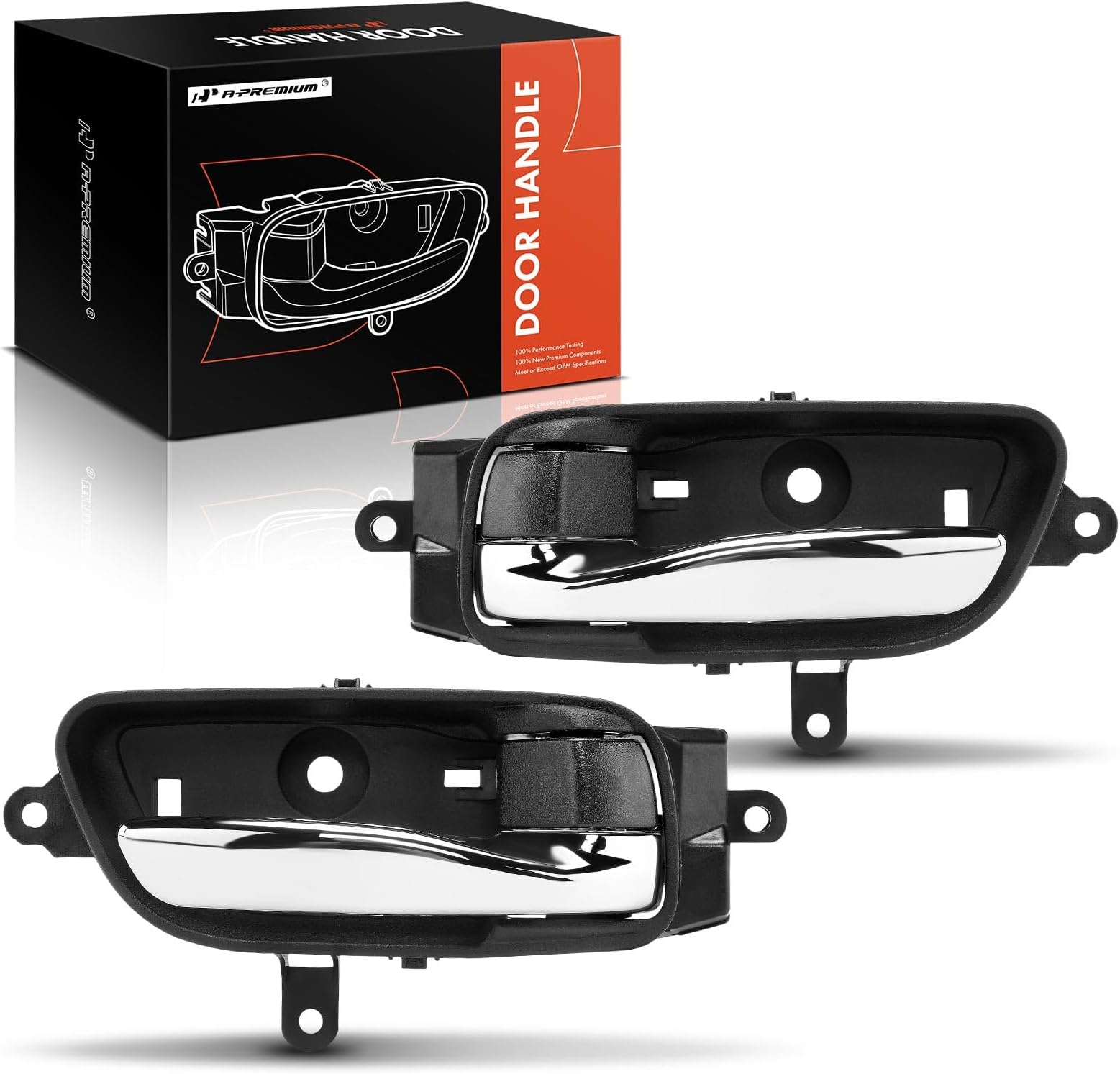 A-Premium Inside Interior Door Handles Compatible with Nissan Altima 2013-2018, Pathfinder 2013-2019, Murano 2015-2019, Maxima, Titan, Titan XD, 2-PC Set, Front or Rear Driver & Passenger Side
