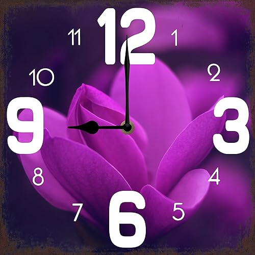 Miniatura 5 de Relojes de pared de perfume, funciona con pilas, silencioso, sin tictac, reloj redondo decorativo para el hogar, cocina, sala de estar, oficina,