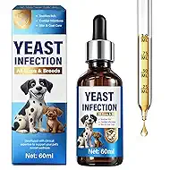 Yeast Infection Treatment for Dogs Support - Natural Dog Yeast Infection Treatment Drops with Probiotics & Vitamins - Relieves Itchy Skin, Paw Licking & Ear Irritation - Immune & Gut Health Supplement