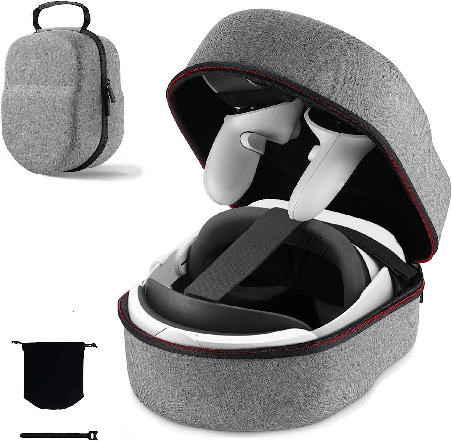 New World Storage Bag Case for Meta Quest 2 Oculus Quest 2, Oculus Quest 3 Travel Bag,Hard Carrying Case Carrying Bag Compatible with Oculus Quest 2/3 Storing VR Gaming Headset and Accessories (B0CHK6V8VB) Amazon Price History, Amazon Price Tracker