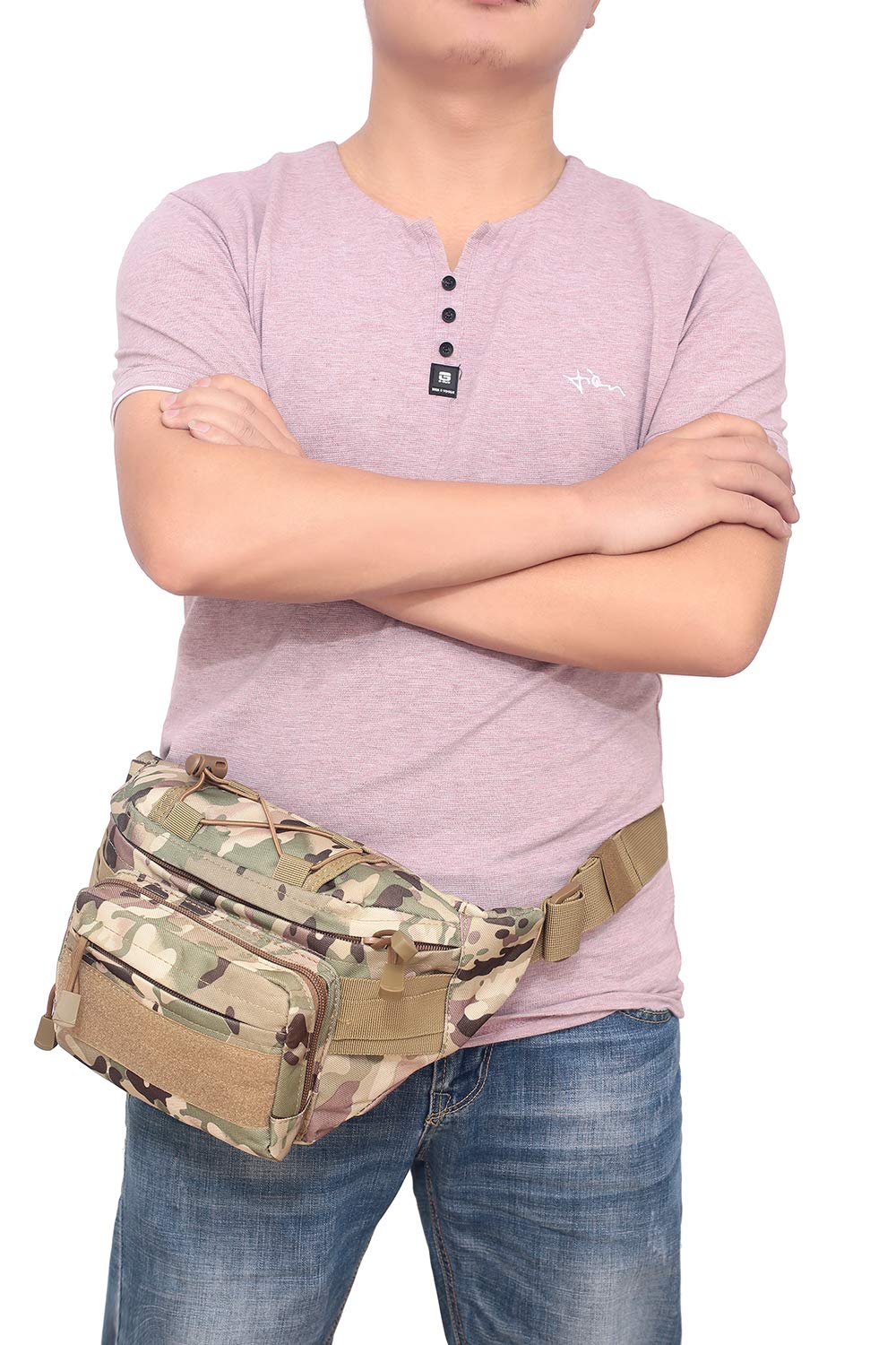Tactical Fanny Pack CCW Hip Bags - Men & Women Waist - View #10
