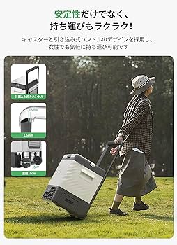 F40 C4TMP 車載冷蔵庫 ポータブル冷蔵庫　22L Amazon.co.jp: F40C4TMP ポータブル冷蔵庫 車載冷蔵庫 22L -22