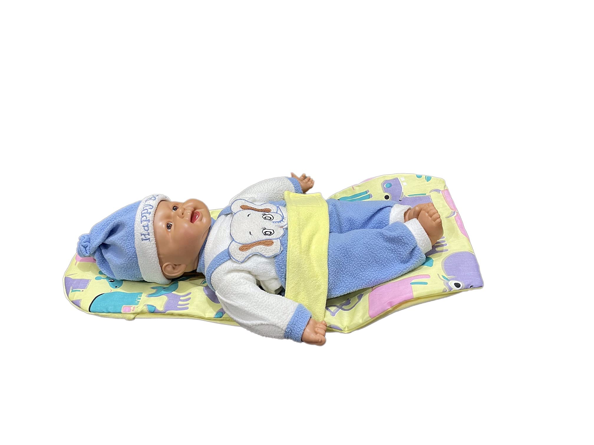 HOOPA 2-in-1 Feeding Pillow with Soft Quilt Cover (Yellow) | Infant Carrier | Nursing pad