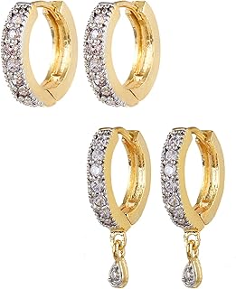 YouBella Jewellery Gifts Earrings for women Stylish Gold Plated Traditional Drop Earings Combo for Girls and Women Price In India