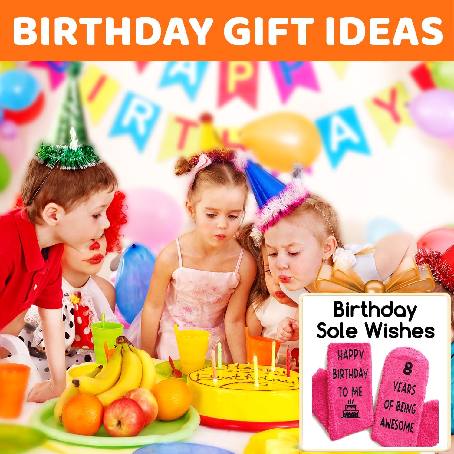 Zmart Birthday Gifts Ideas - Socks for Tween Girls, Presents for 4-12 Year Old Kids - Image 3