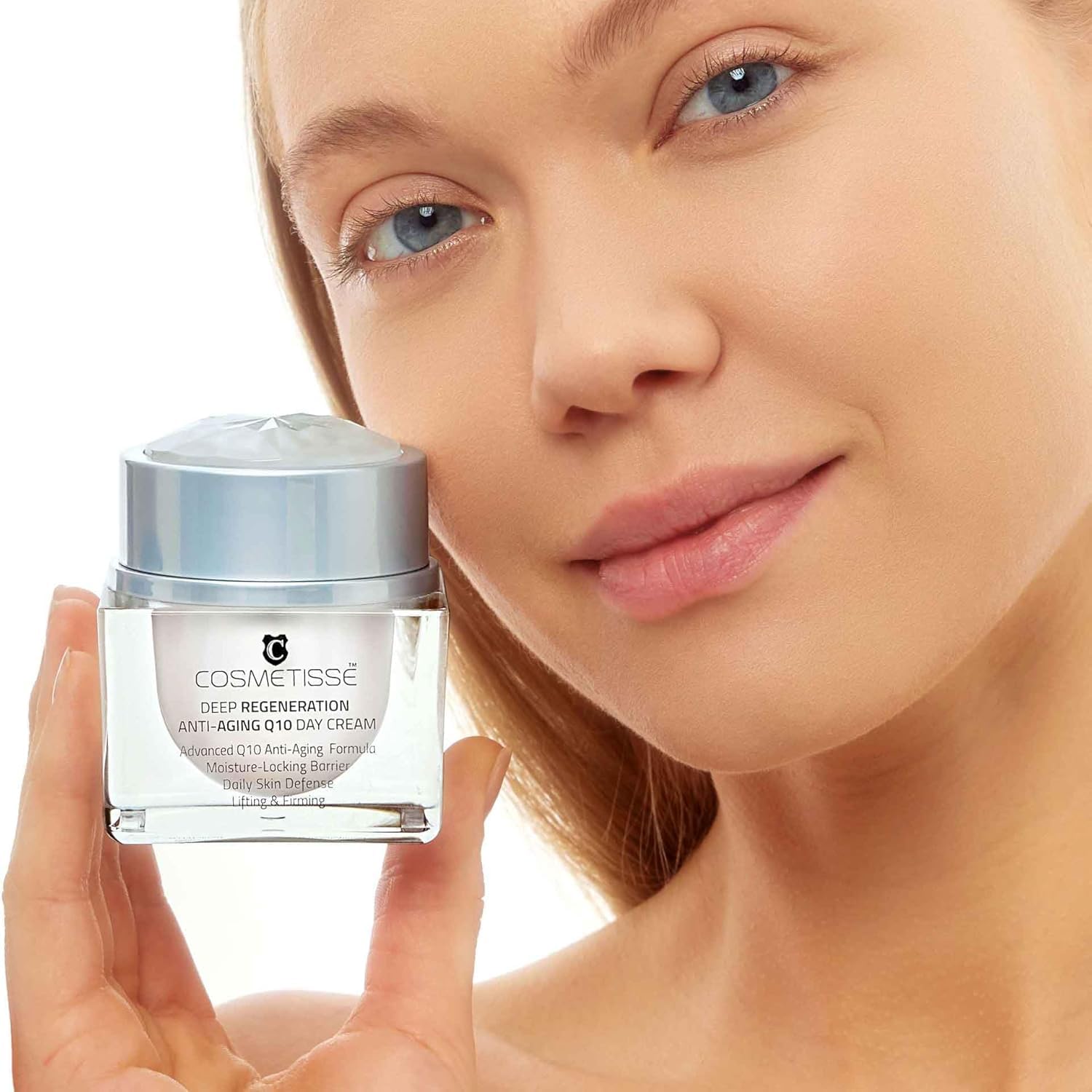 Cosmetisse Deep Regeneration Anti-Aging Q10 Day Cream with Snail Filtrate – Hydrating & Firming Moisturizer for Wrinkles, Fine Lines, and Helps Skin Repair – 30ml