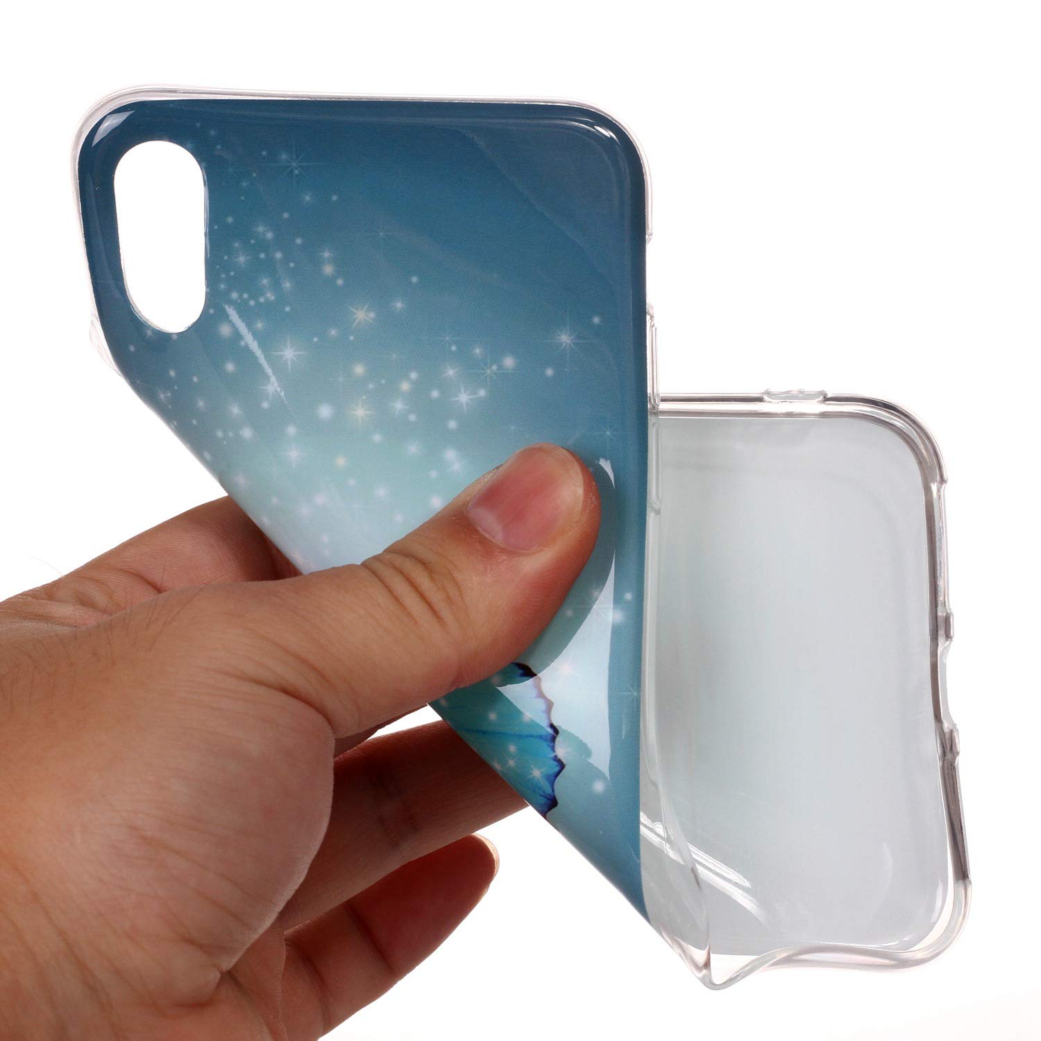 Custodia iPhone X XS Viola Resistente | Cover Antiurto per Famiglie