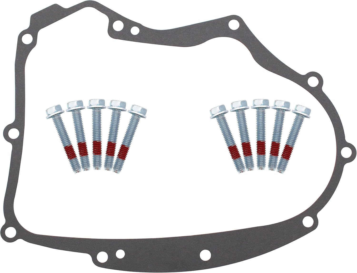 594195 Crankcase Gasket Kit Parts Accessories Lawnmowers with Bolts and Crank Case Gasket Replace The Model 591911, 697227, 690945, 273488 For Briggs and Stratton Small Gasoline Engines
