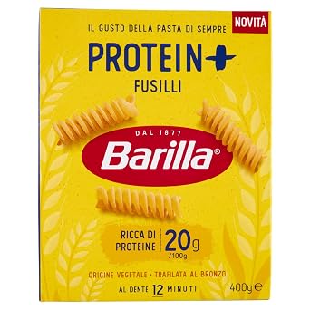 Italian Gourmet Bundle Protein Pasta 12 x 400 g + Italian Gourmet Polpa - High Protein Pasta Protein-Rich Pasta Mixture Fusilli Penne Spaghetti Fitness Nutrition Protein-Rich Food Set