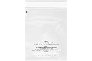 Spartan Industrial Self-Seal Poly Bags for FBA Shipping