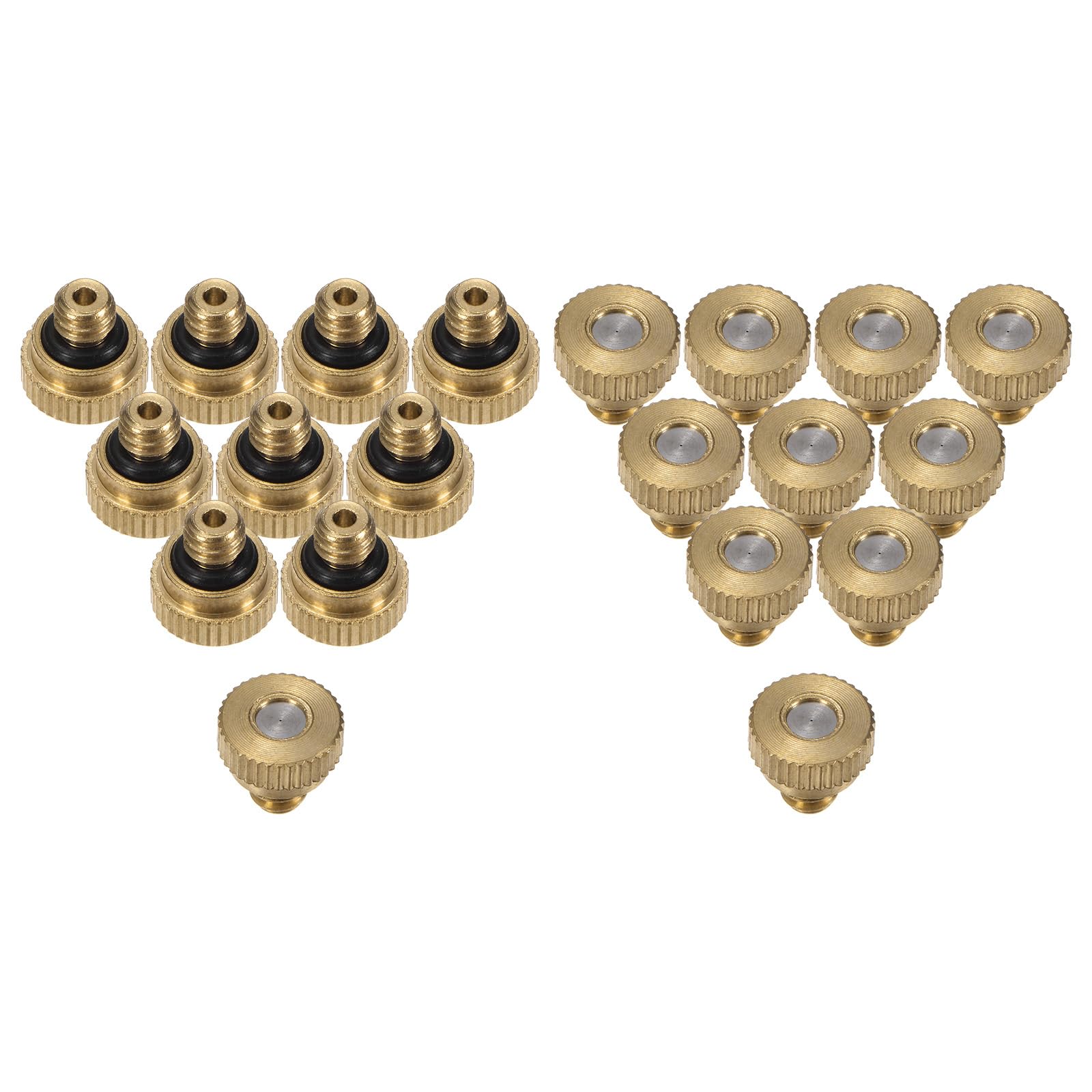 M METERXITY 20-Pack Brass Misting Nozzle