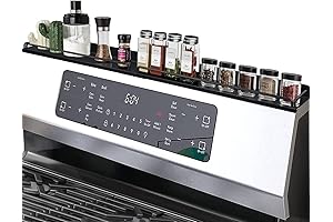 ZXMOTO 30" Magnetic Stovetop Spice Rack with Non-Slip Feature