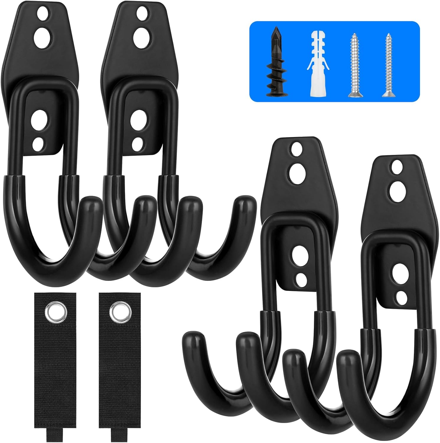 GUDEAY 32-Pack Garage Hooks Heavy Duty, Utility Steel Tool Hanger