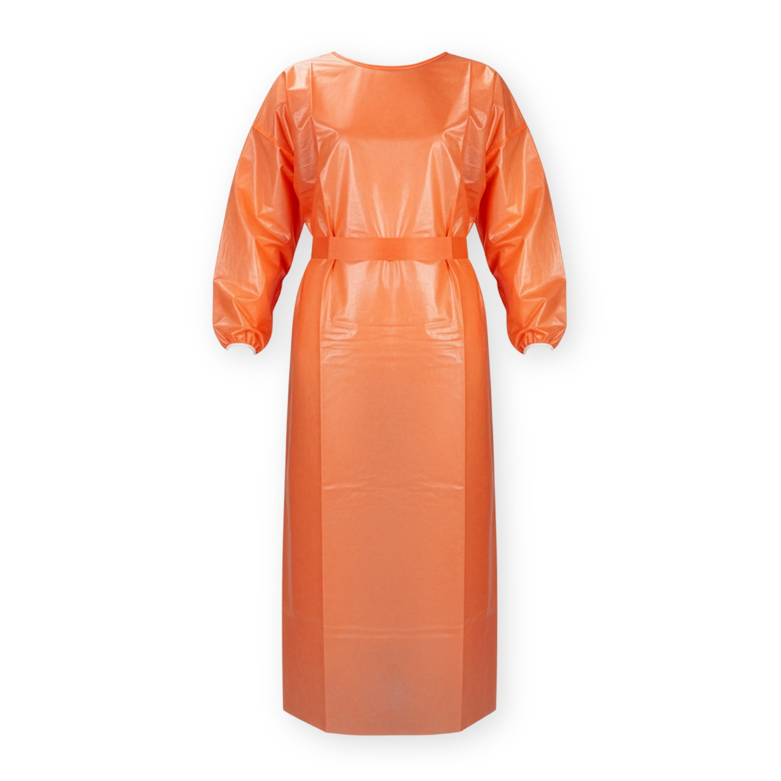 Medi-Inn Lot de 10 blouse de protection contre les infections en polypropylène Orange 139 x 139 cm
