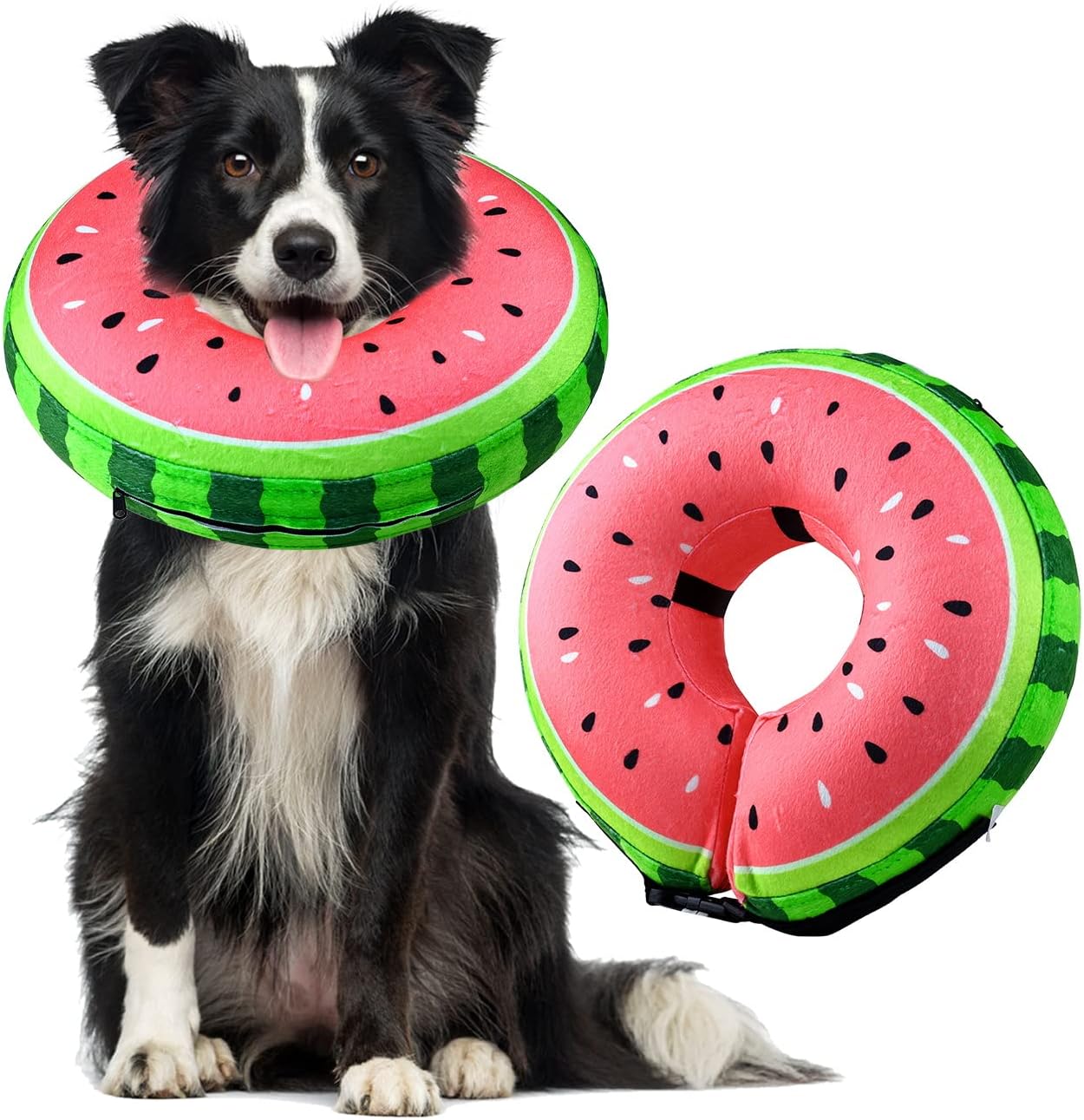 Dog Cone Collar, FWLWTWSS Inflatable Dog Collar Buster Collars for Dogs