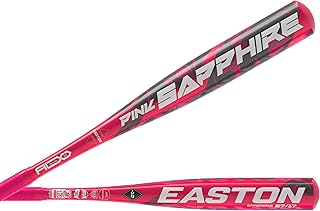 Easton | Pink Sapphire Fastpitch Softball Bat | -10 Drop | 1 Pc. Alloy | Approved for All Fields