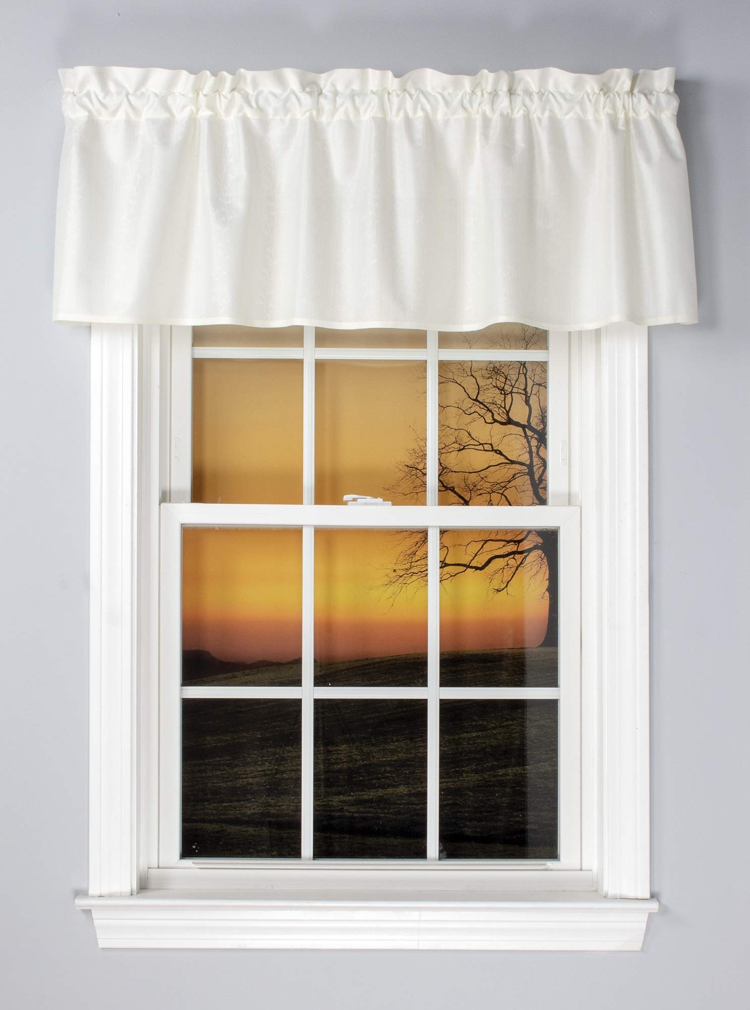 カーテン　アイボリー Amazon｜カーテン シック サスクアーナ 幅56インチ x 長さ14インチ