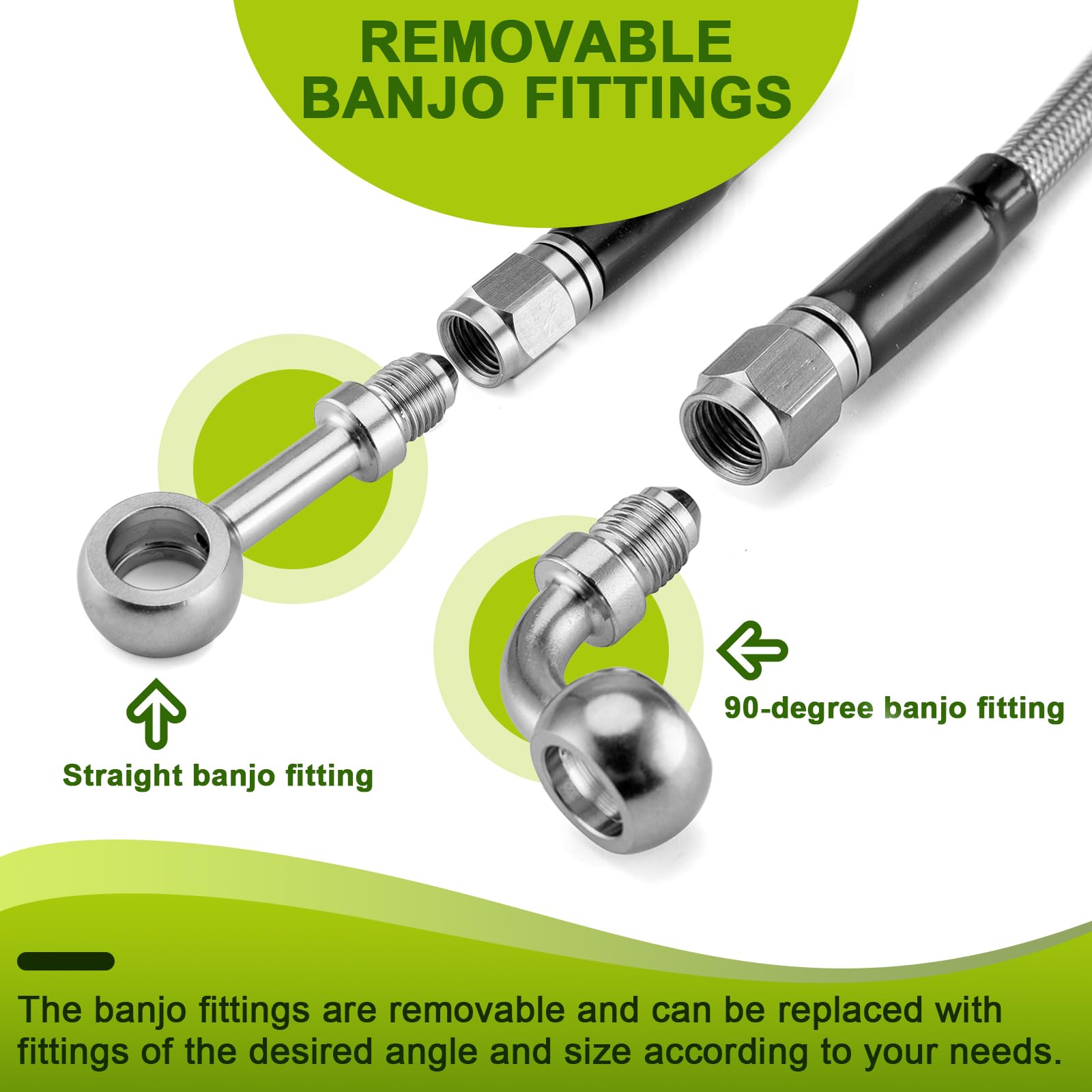Amazon.com: Mofun Extended Length Stainless Steel Hydraulic