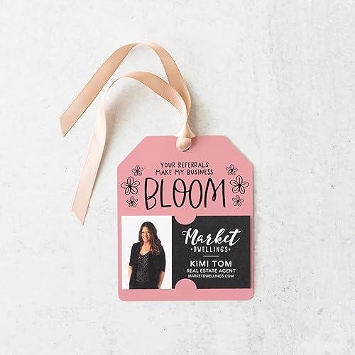 Miniatura 5 de "Your Referrals Make My Business Bloom" | Pop By Gift Tag | 56-GT001