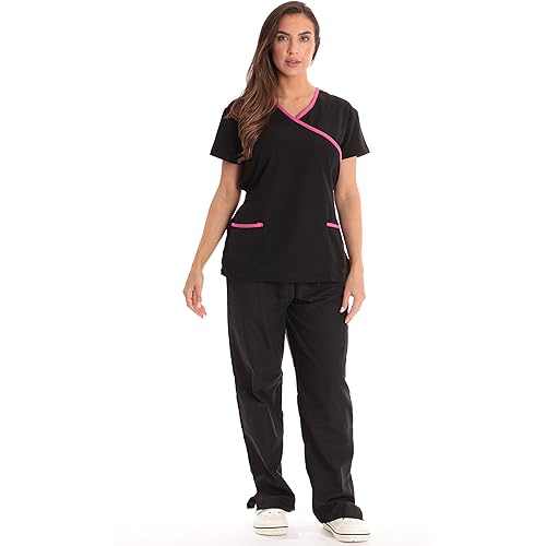 Just Love Women's Scrub Sets Medical Scrubs (Tie Back)