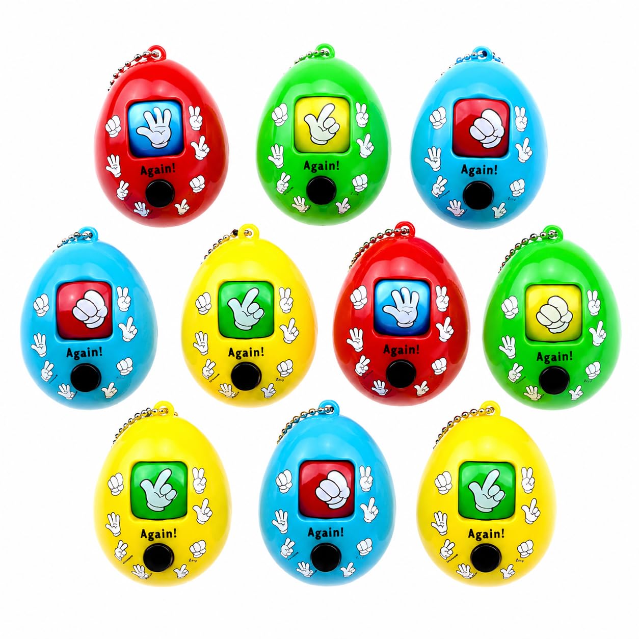 MONKEYTAIL Rock Paper Scissors Game Key Chains - Birthday Return Gift - (Set of 10)-image-24
