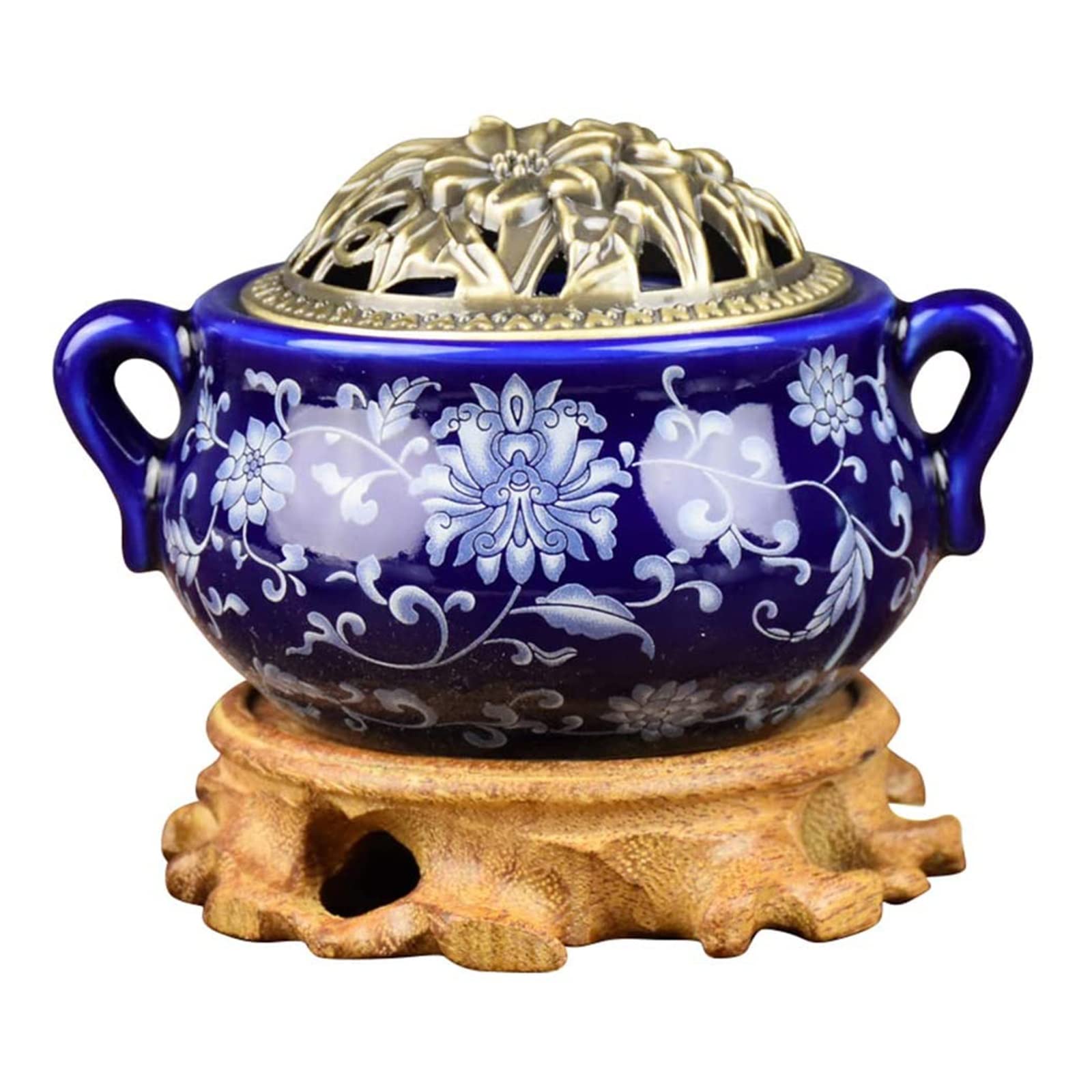 GZPFDQ Electric Timed Incense Burner - Adjustable Temperature Ceramic Aromatherapy Furnace - Agarwood Frankincense Resin Scented Oil Diffusers,Scented Warmer for Home/Office/Bar