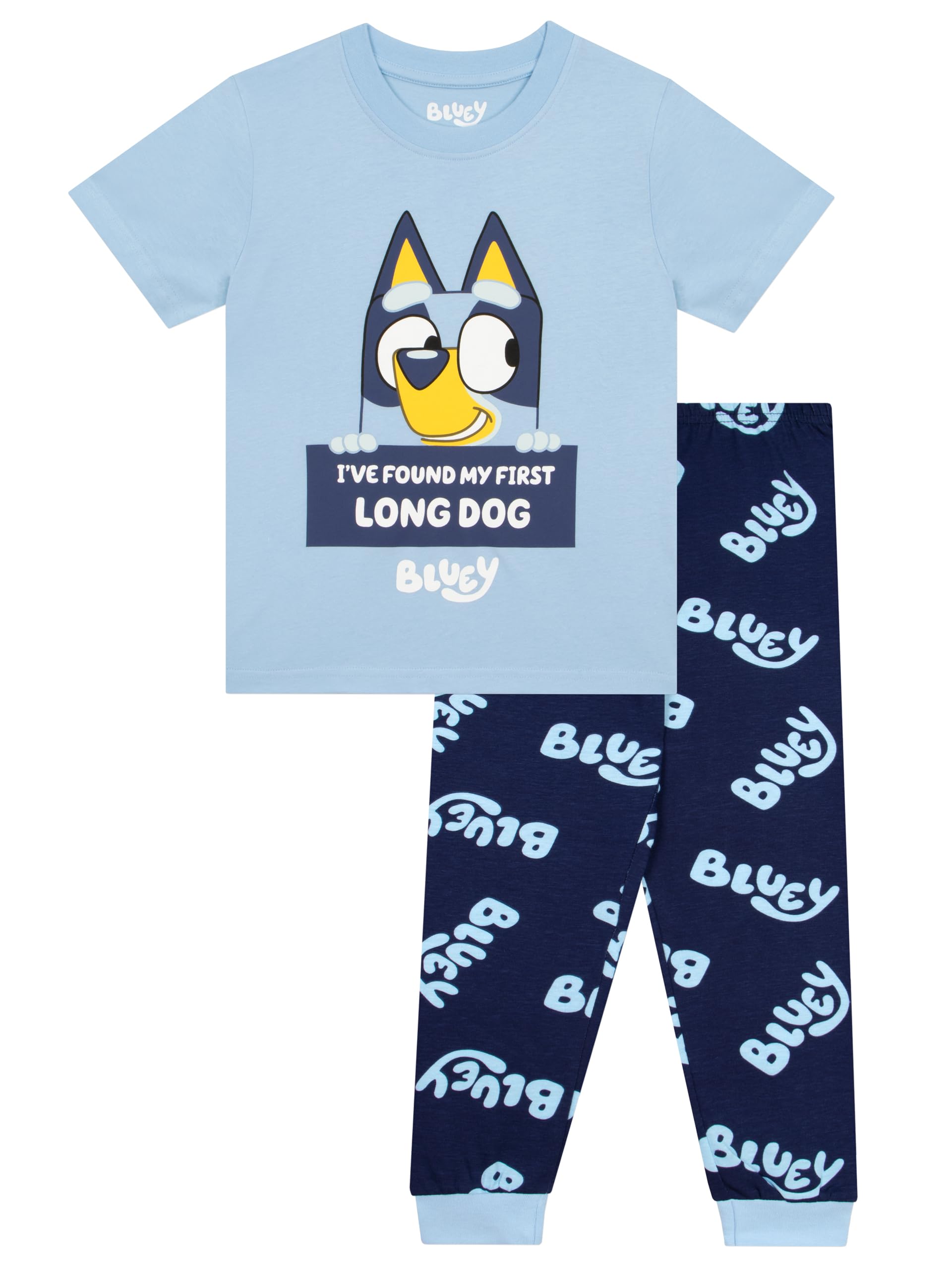 Bluey Pyjamas | Boys' Pyjama Sets | Short Sleeve Boys Pyjamas | Blue 4-5 Years