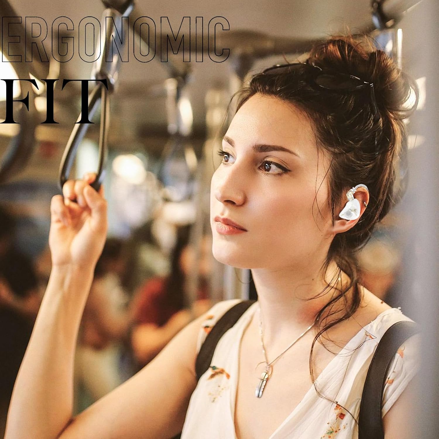 Wan'er S.G, in Ear Headphones Wired,10 mm Dynamic Driver,in Ear Monitor,Gaming Earbuds,IEM Earphones,with 0.78mm 2 Pin Detachable Cable,iems for Gaming(White)