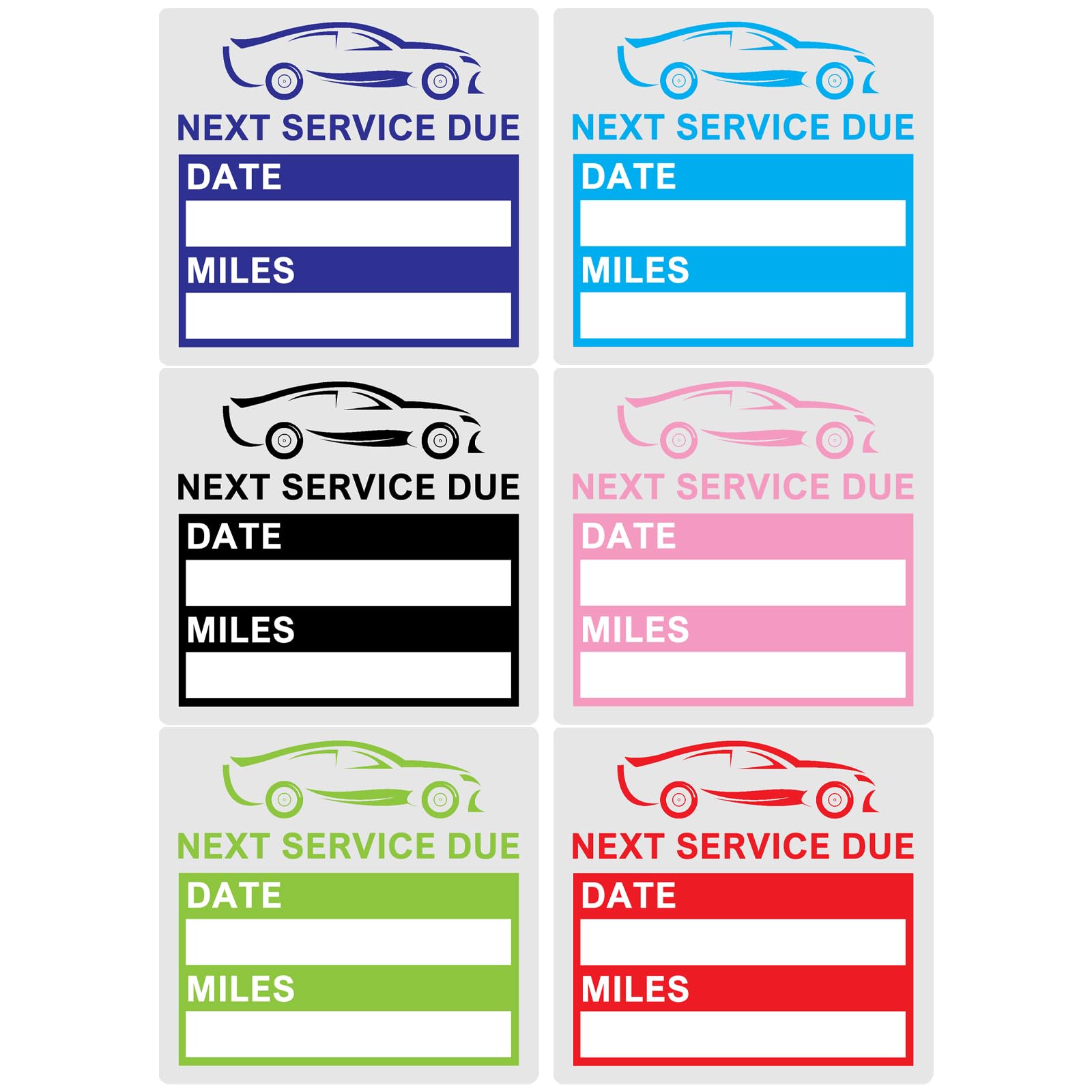 Car Maintenance Reminder Stickers 300 Pcs Oil Change Reminder Stickers ...