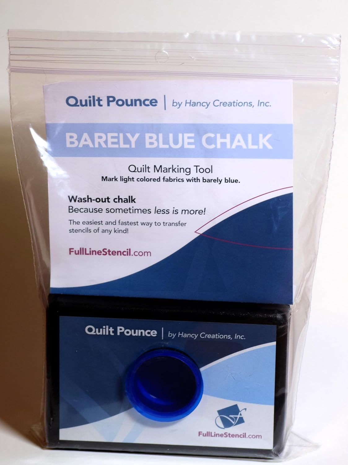 Full Line Stencil Quilt Pounce Pad with Chalk Powder