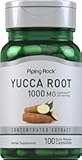 Piping Rock Yucca Root Capsules | 100 Count | Extract Concentrate | Herbal Supplement | Non-GMO, Gluten Free