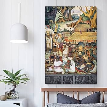 Amazon.co.jp: Diego Riveraディエゴ・リベラ絵画作品『リベラ 先住民