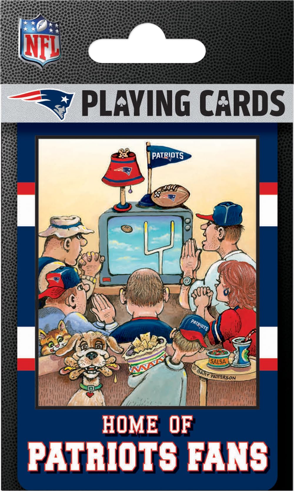 Masterpieces New England Patriots Fan Deck Playing Cards - 54 Card Deck