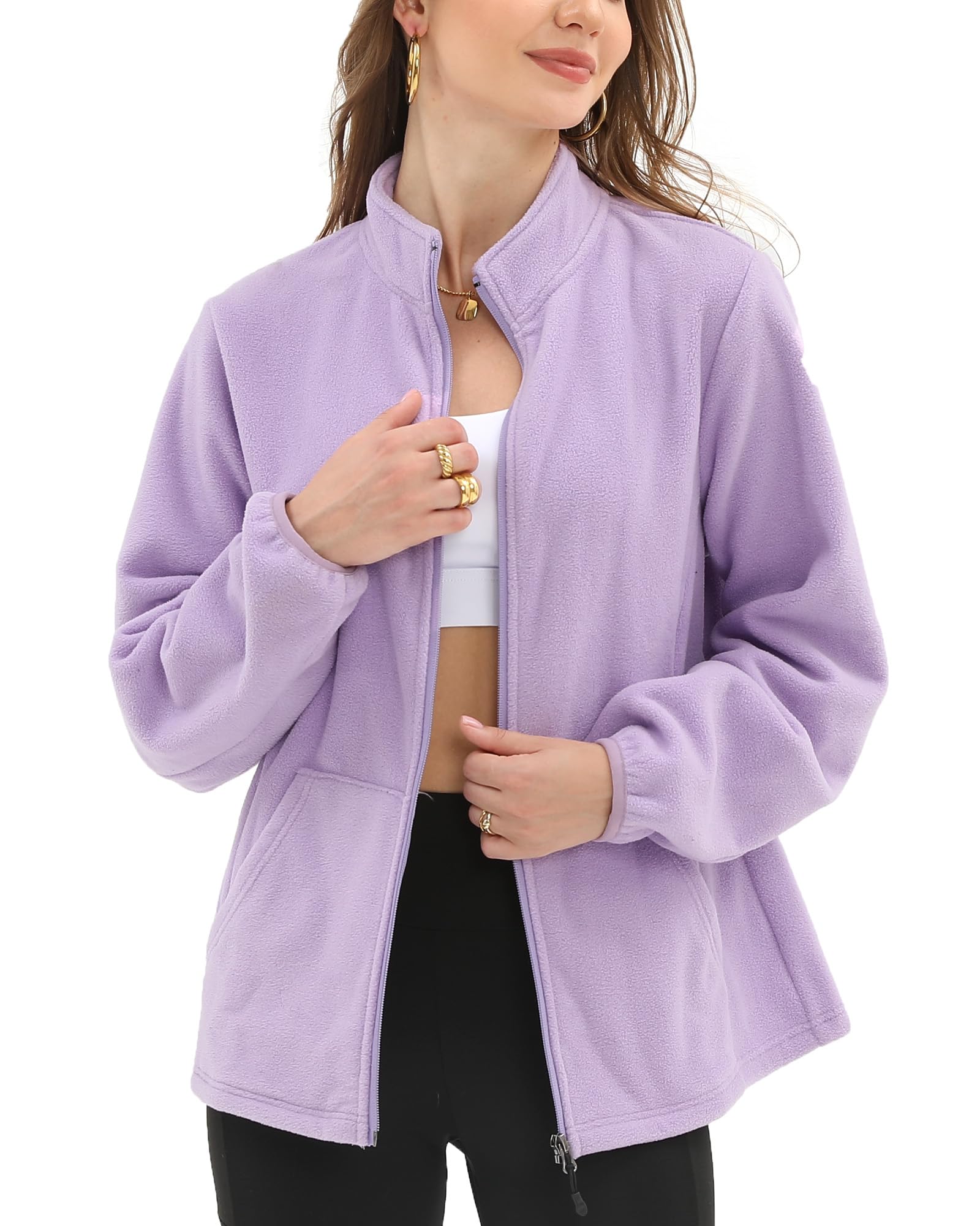 Argstar Veste polaire 6 poches pour femme (XS-2XL)