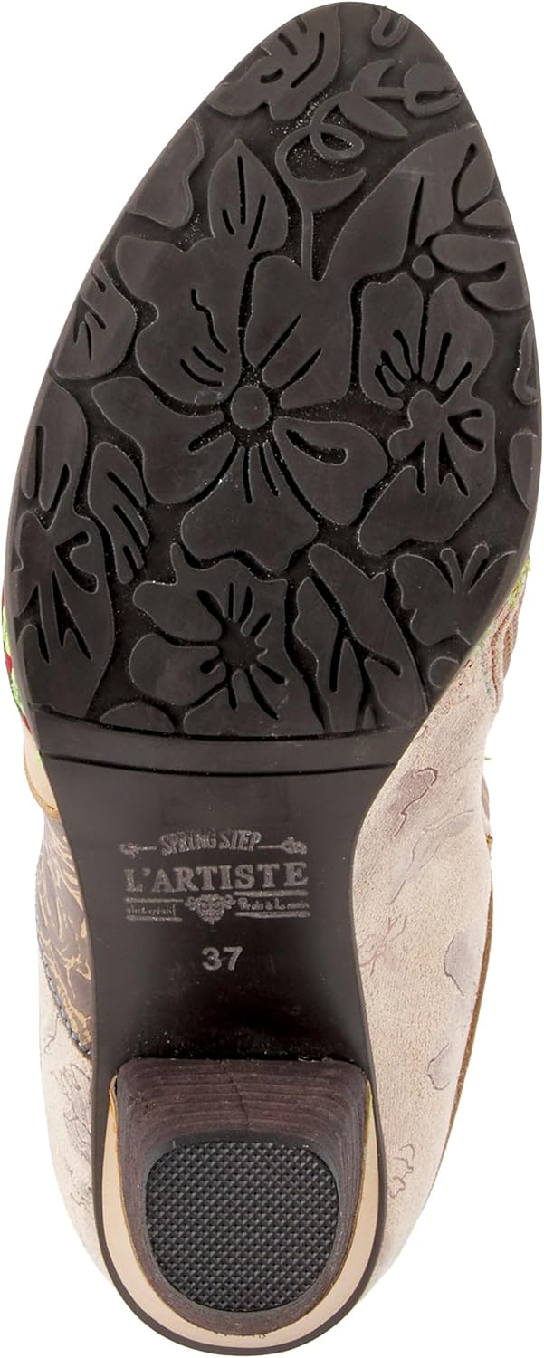 L`Artiste Malagie-croco Women's Lace-up Boot with Hand-painted Leather Comfort