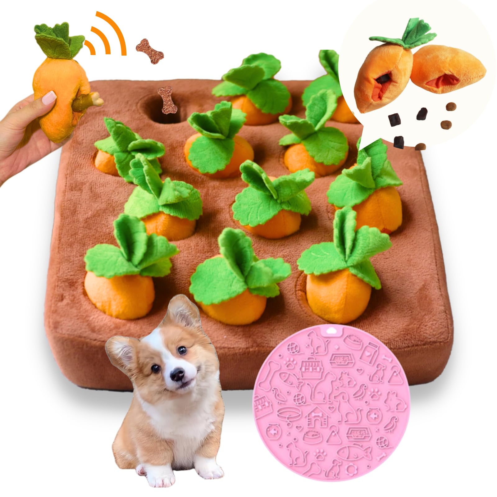 CECE PAW Carrot Farm Snuffle Mat