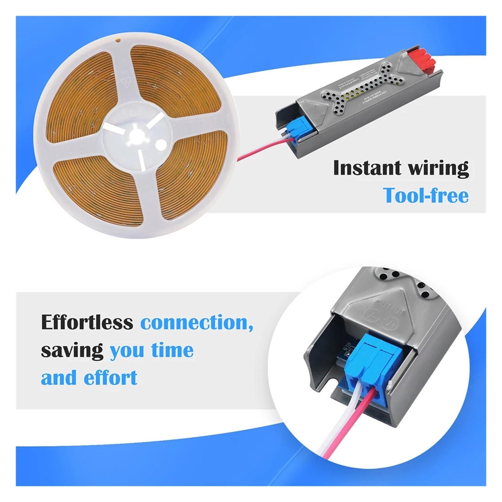 Controlador LED Adaptador de Fuente alimentación LED Ultrafino, Transformador 110-220 V a 12 V/24, 60 W, 100, 200, 300 y 400 for Tiras iluminación CCTV(12V 8.3A 100W)
