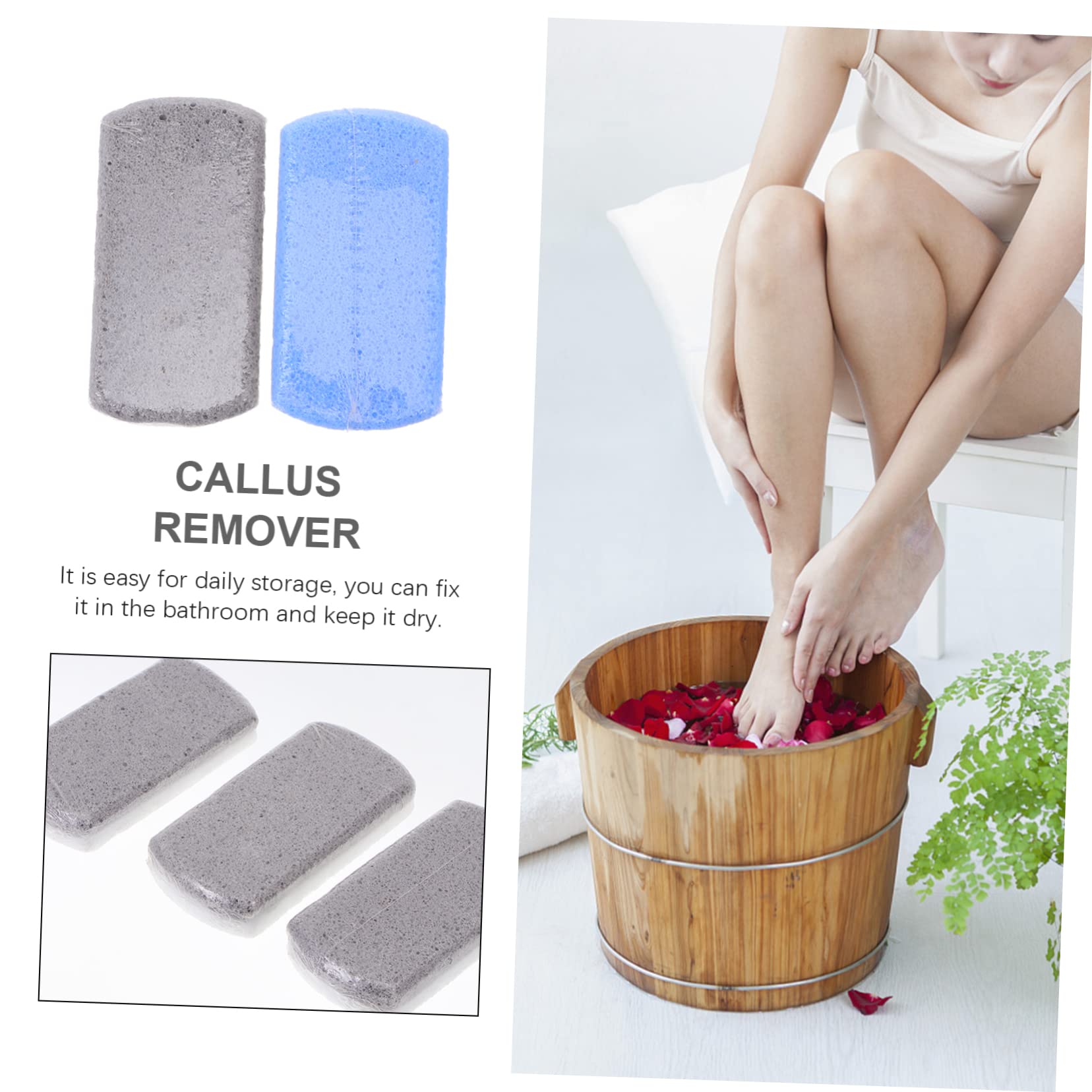 FRCOLOR 12pezzi Kit Raspa Per Piedi Pietra Esfoliante Rimuovi Morta e Calli Strumenti Per La Dei Piedi Utilizzo Familiare e Viaggi