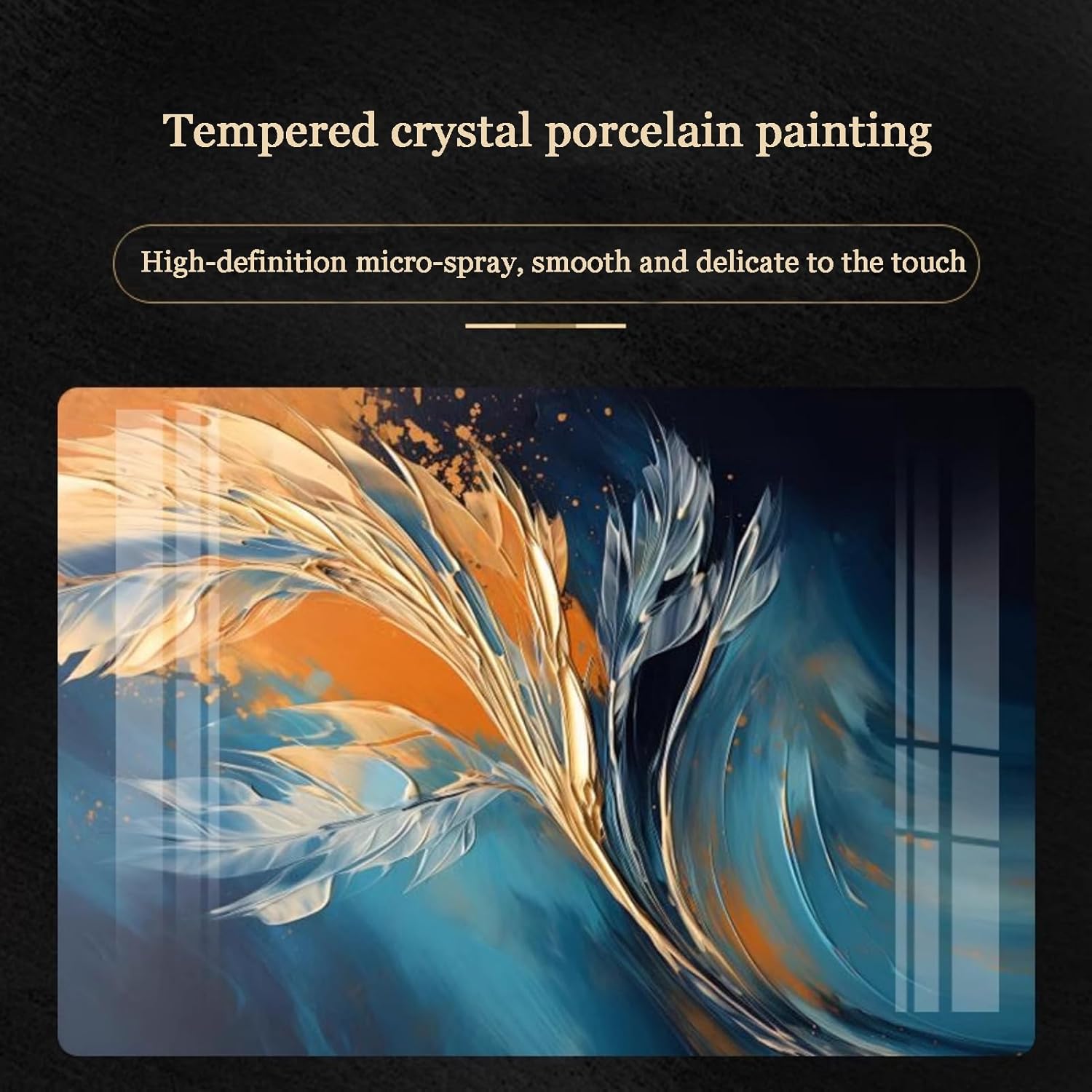 Electric Meter Box Decorative Painting Vertical Version Hidden Hanging Painting for Main Switch Box Suitable for Living Rooms (D,55x45cm)