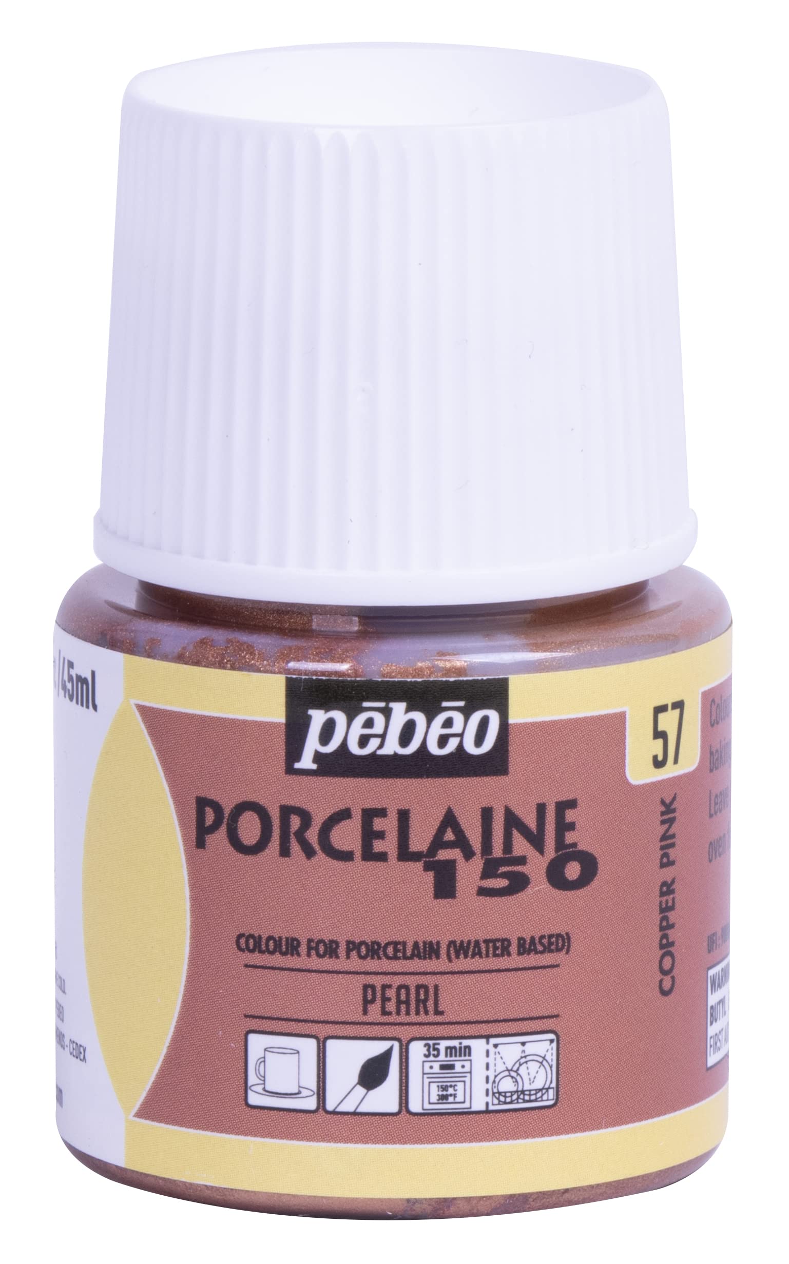 54 Gris Topo Pebeo Porcelaine 150 De 45 Ml | Cuotas Sin Interés