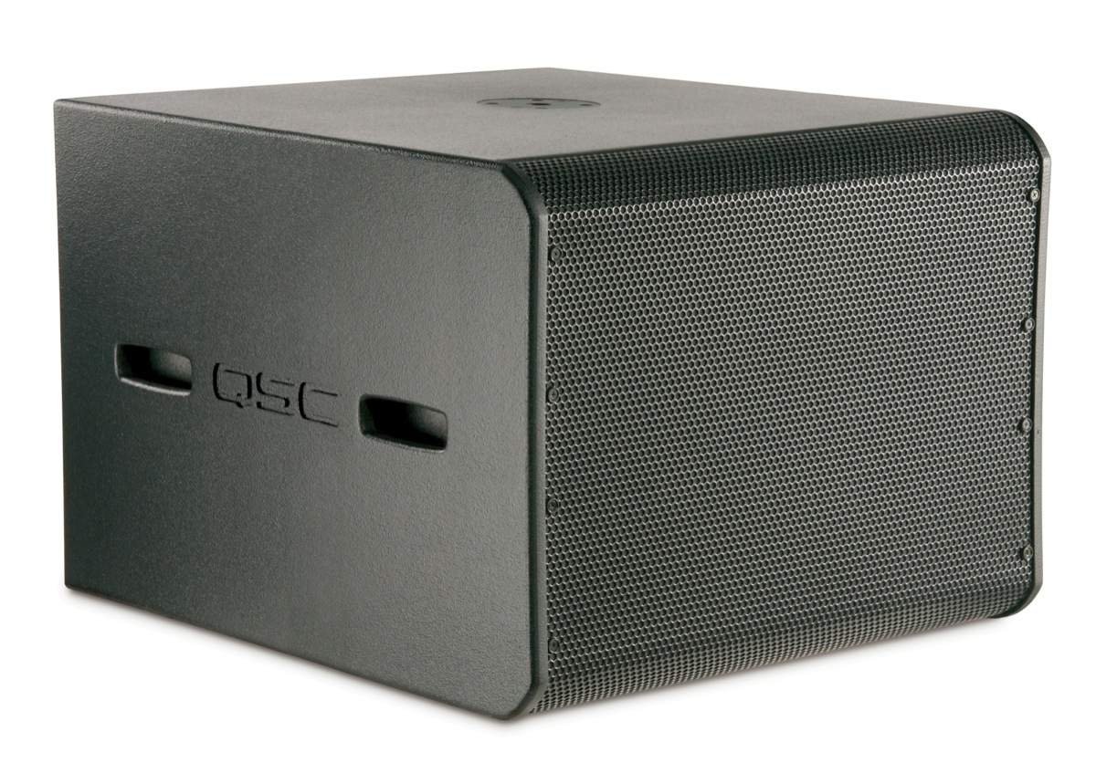 QSC GP118-SW High Output, Direct Radiating, Vented Subwoofer, Black