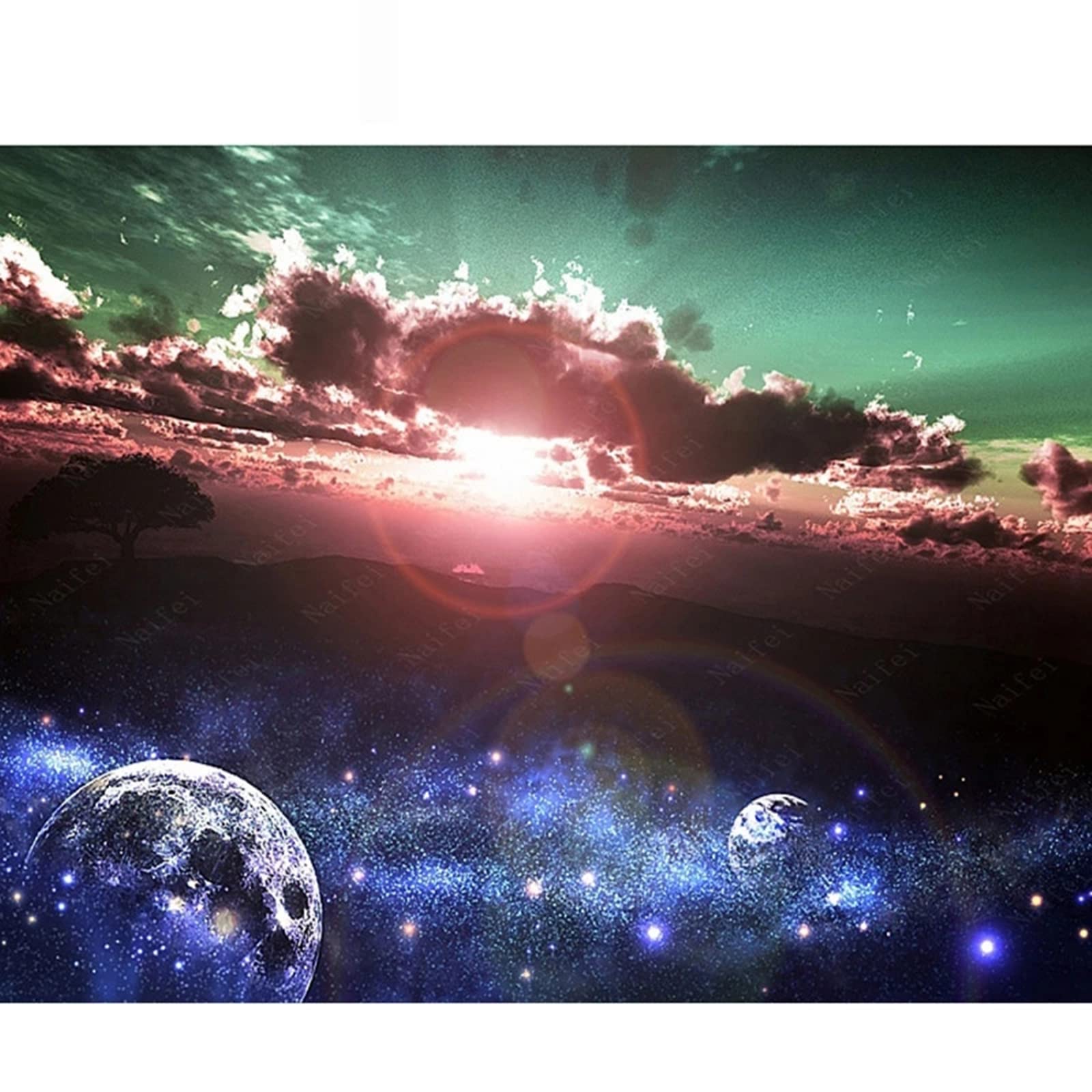 Puzzle de Madera 2000 piezasCielo Estrellado Bebé EducacióN Temprana Rompecabezas Educativo Juguetes Preescolares 2 3 4 AñOs NiñOs Y NiñAs TamañO Final 99.5×70.5cm