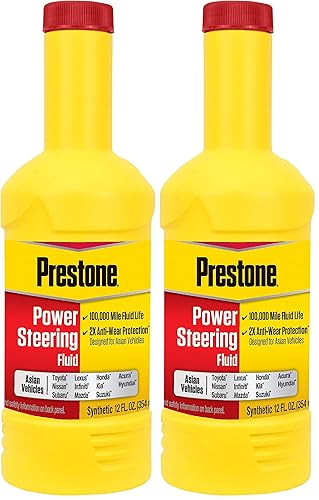 Prestone Power Steering Fluid, 12 oz | For Asian Vehicles