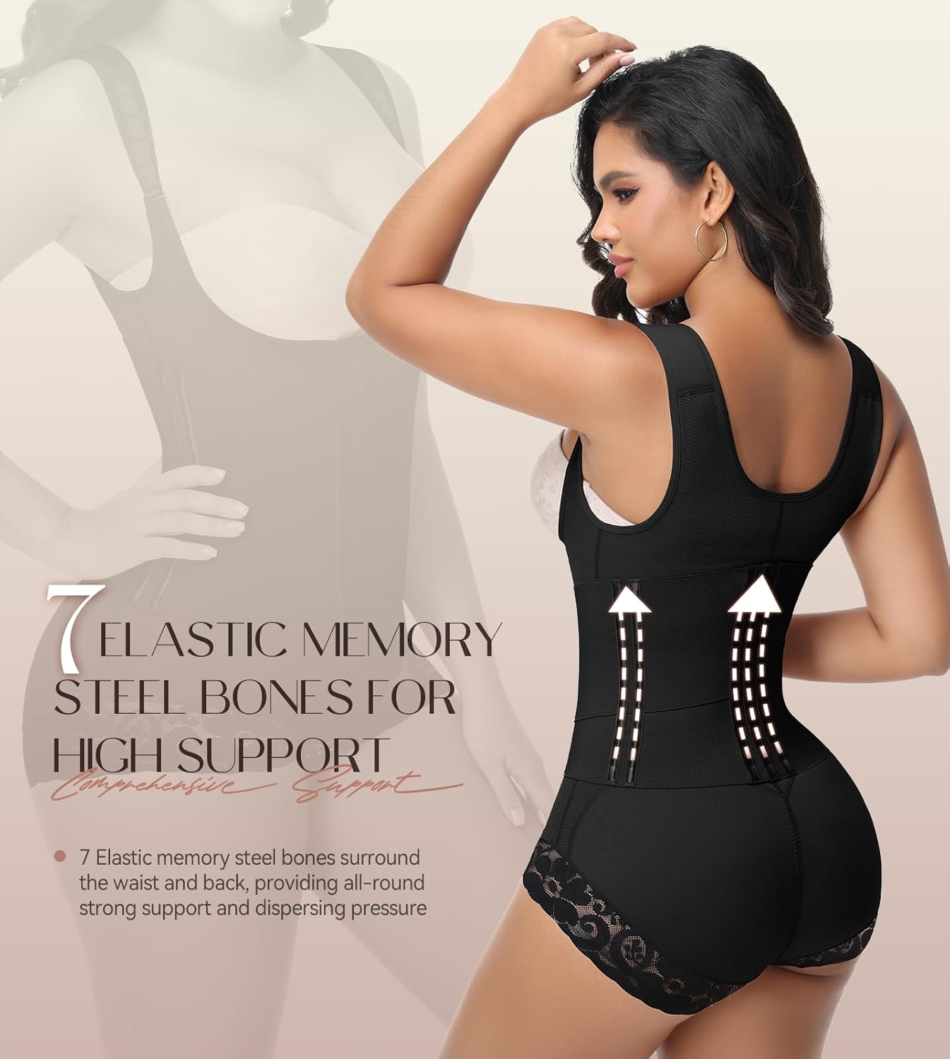 SHAPSHE Fajas Colombianas Moldeadoras Stage 1/2/3 Faja Body Shaper High Compression Garment Waist Shapewear for Women - Image 4