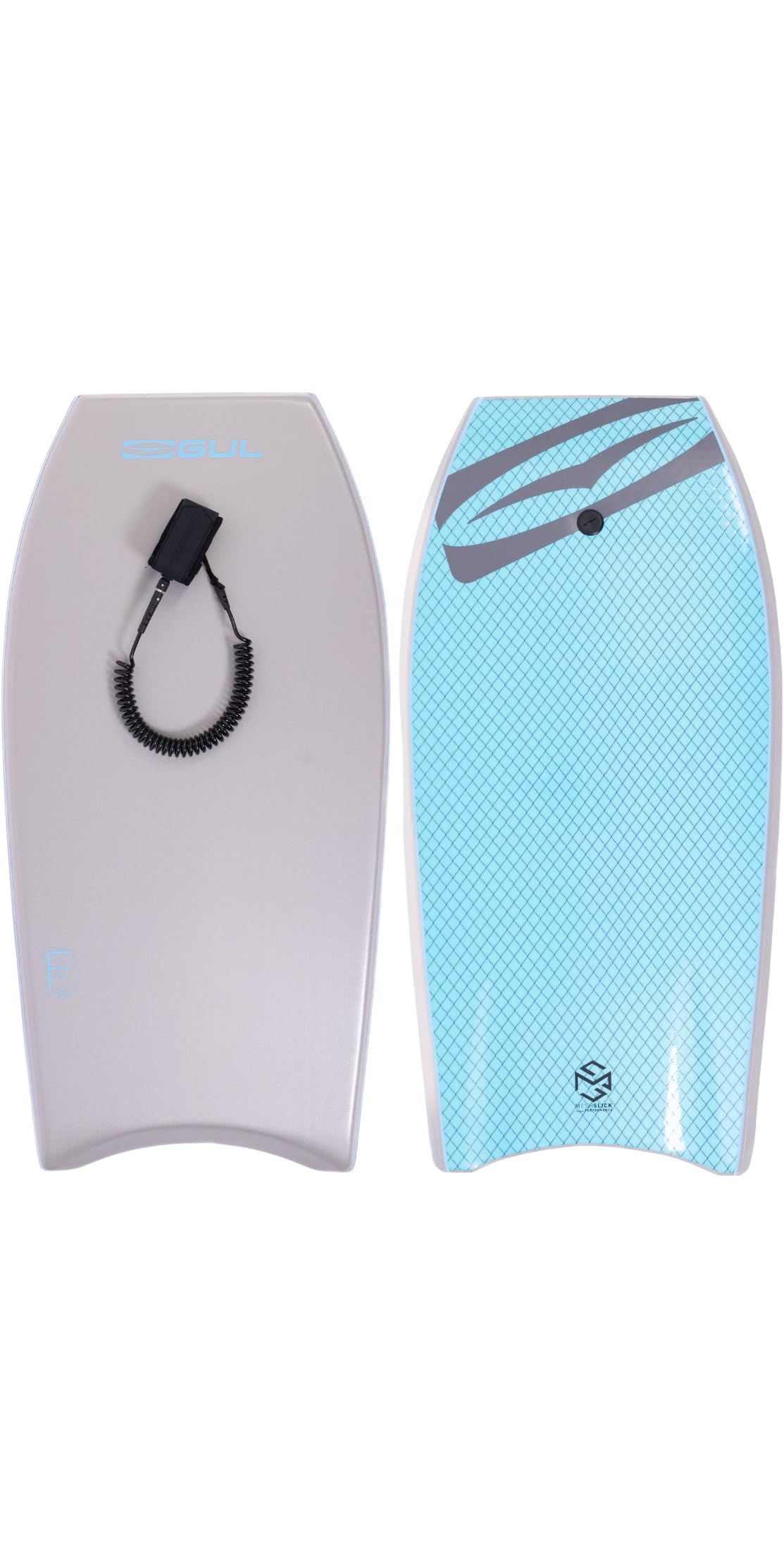 Gul 2026 Flexor Mesh 44" Bodyboard - Grey/Cyan