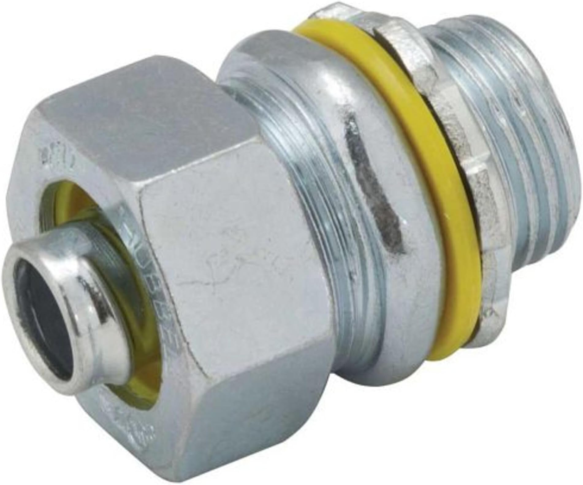 Hubbell-Raco 3402-8 1/2-Inch Trade Size Straight Liquidtight Connector, 15-Pack